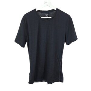 Icebreaker Merino Beast Men's Short Sleeve Crew Neck T-Shirt, Black, Wool,Size L